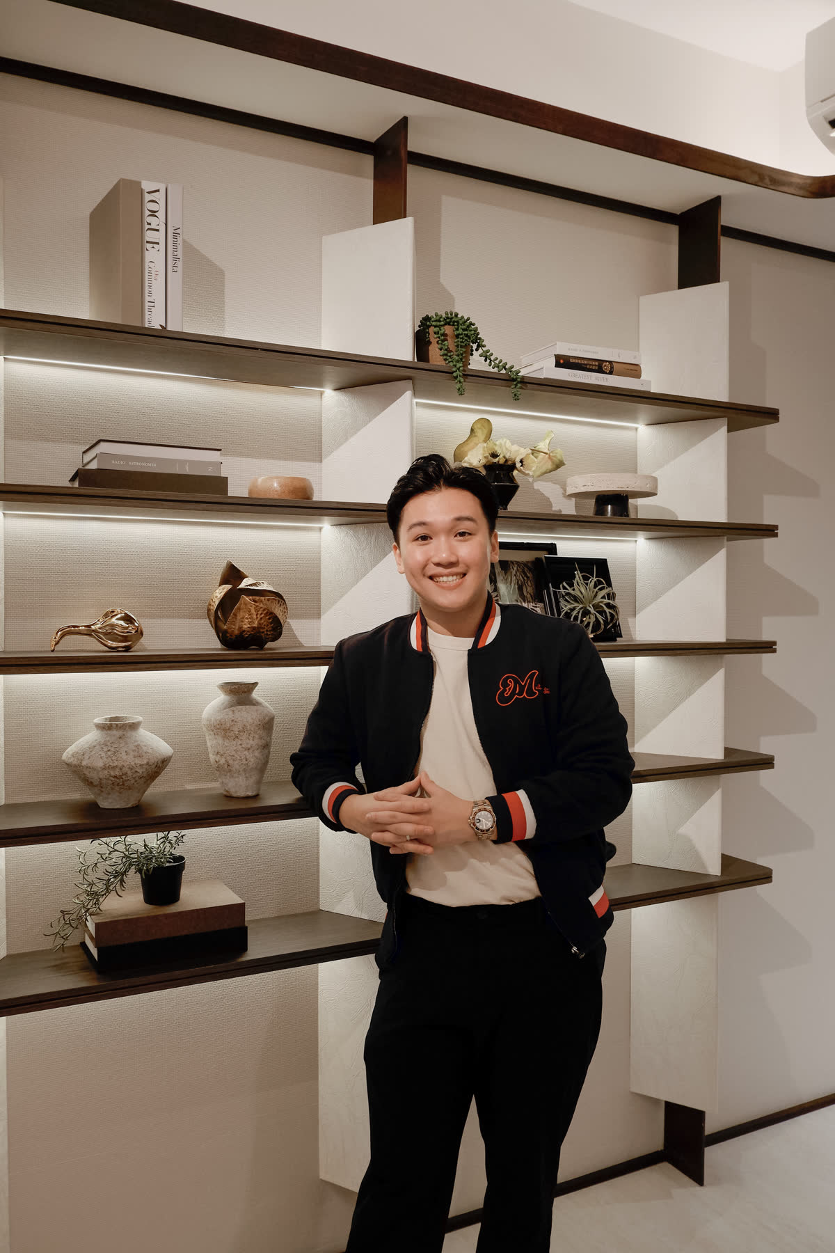 A styled property interior prepared for marketing